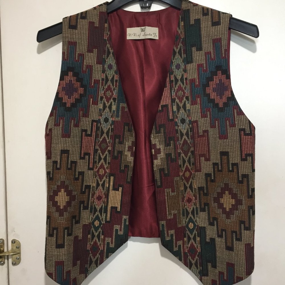 VI VI OF SANTA FE MULTICOLOR VESTS SIZE L